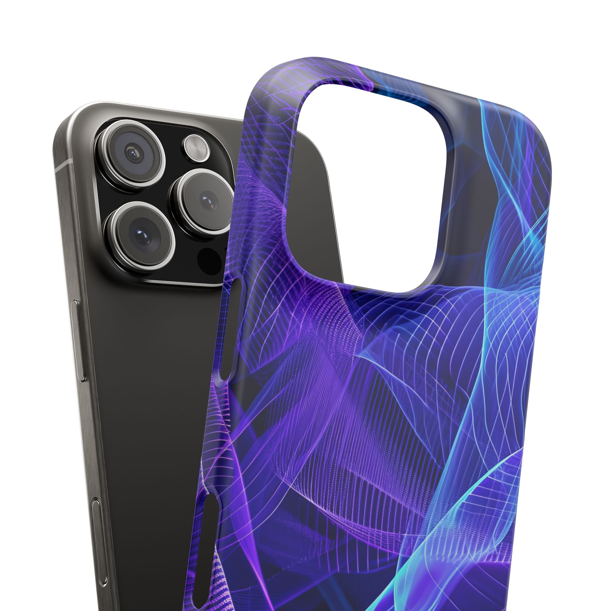 Gradient Flowscape iPhone 16 - Slim Phone Case