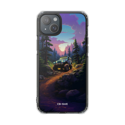 Sunset Forest Drive iPhone Case - Impact