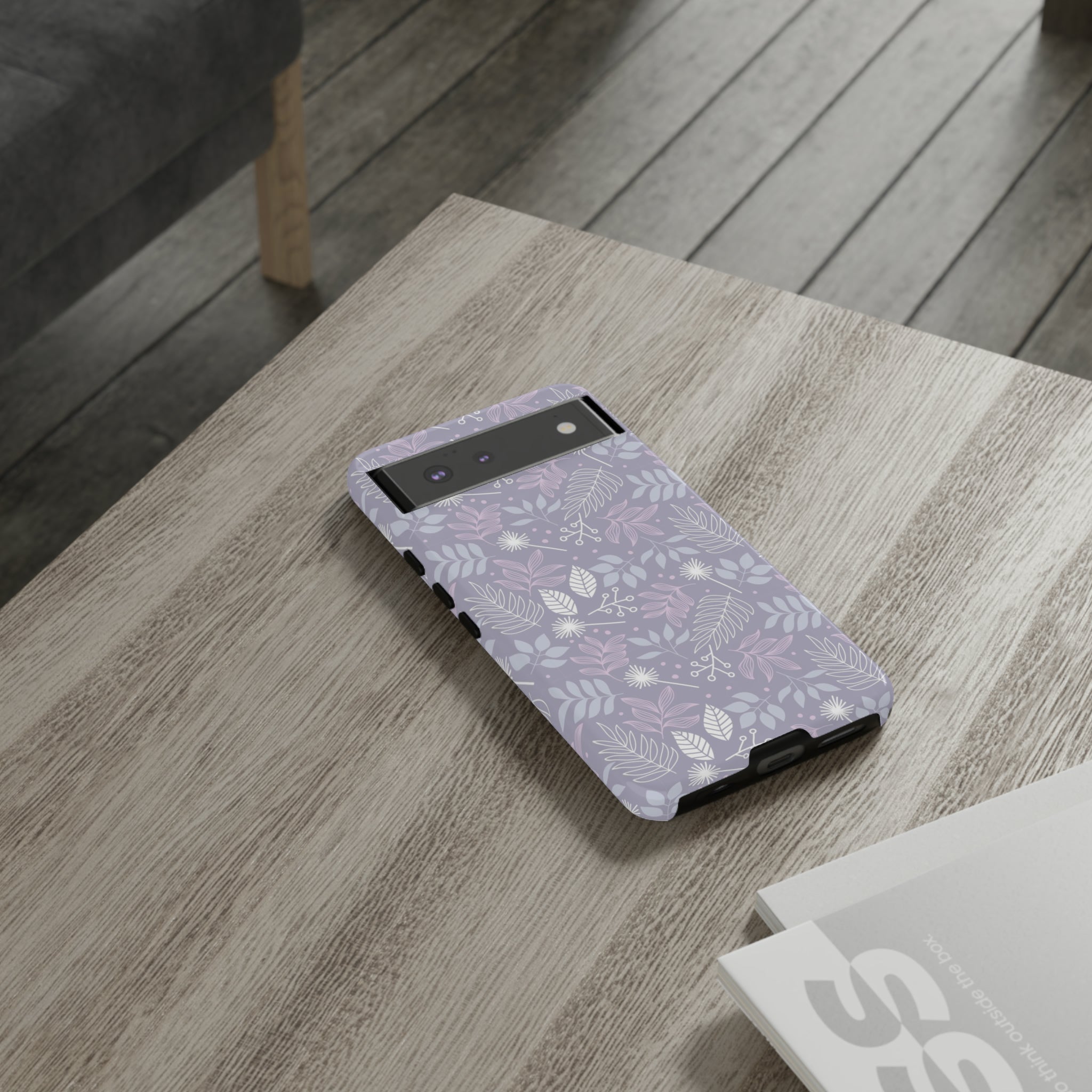 Purple Mona Leaf - Protective Phone Case