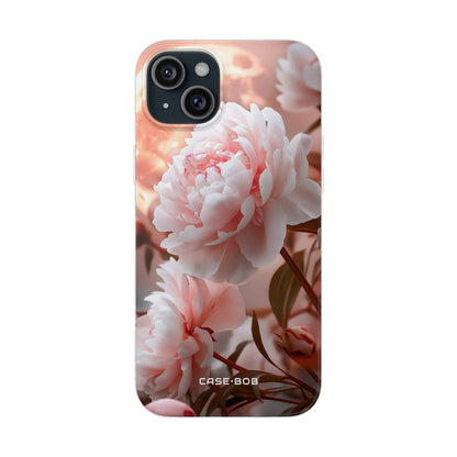 Peony Moonlight iPhone 15 Plus Case - Soft
