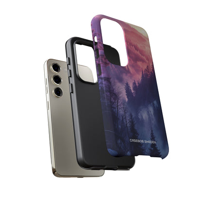 Misty Forest Serenity - Tough Samsung S23 Phone Case