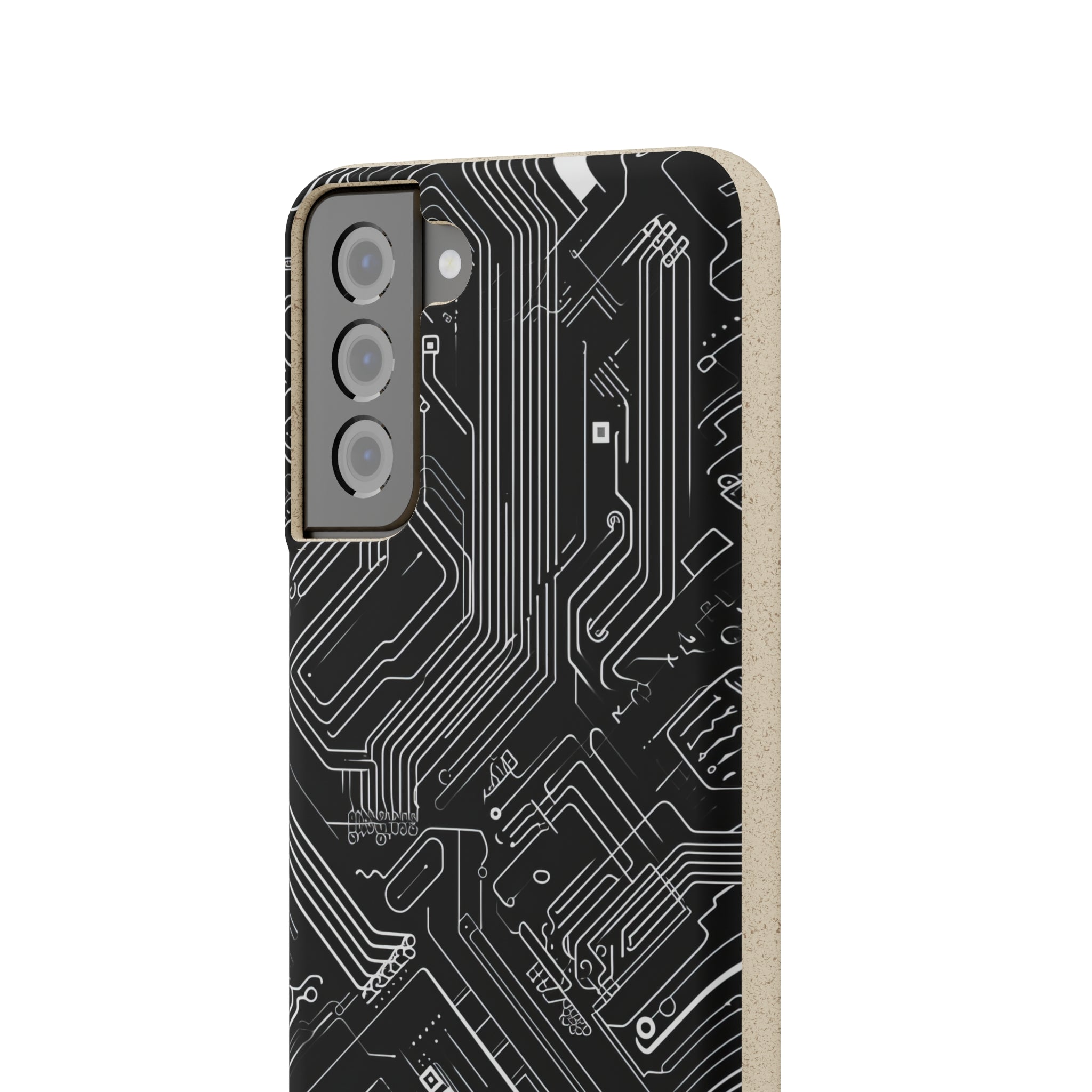 Cyber Circuitry Art | Biodegradable Phone Case