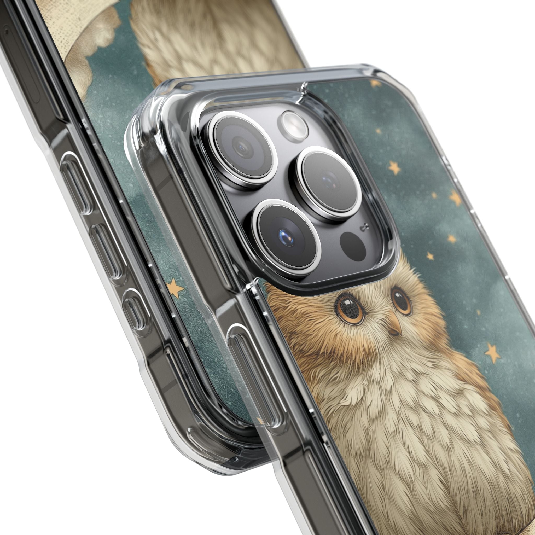 Owls Nestle Moon iPhone Case - Impact