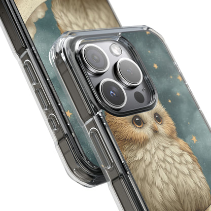 Owls Nestle Moon iPhone Case - Impact