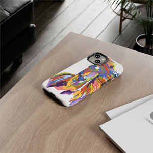 Horse Abstract Art iPhone Case (Protective) Phone Case