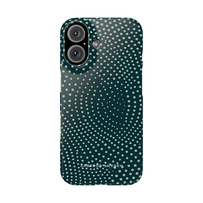 Teal Rippleflow iPhone 16 - Slim Phone Case