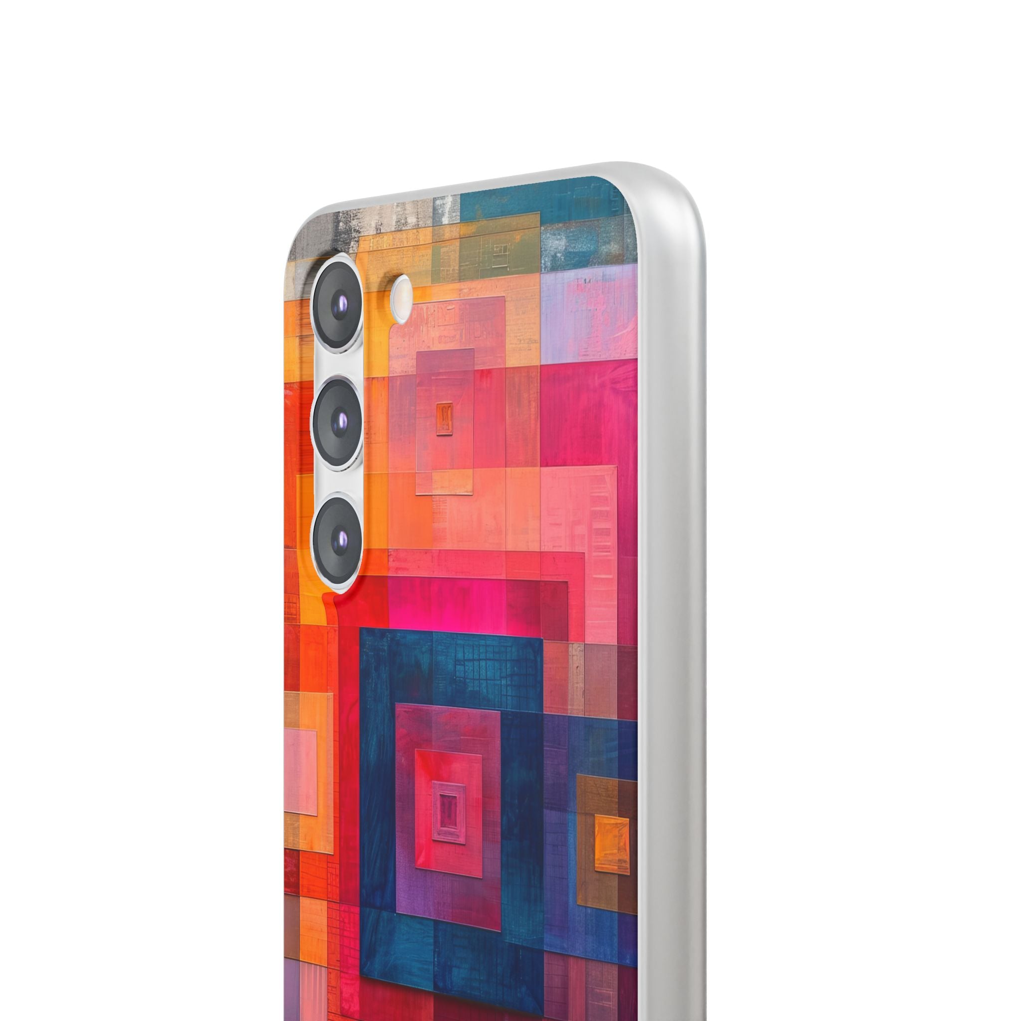 Vibrant Geometry - Flexi Samsung S23 Phone Case