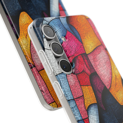 Elephant Mosaic Samsung S24 Plus Case - Soft