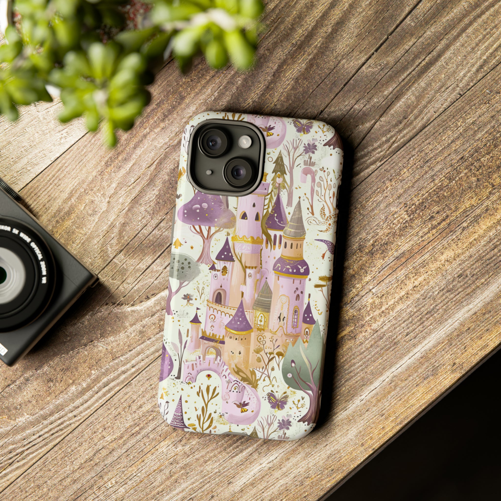 Fairytale Castles Pastel Dream - Protective Phone Case