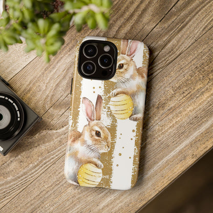 Bunnies Hold Eggs - iPhone Case
