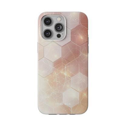 Honeycomb Glow iPhone 14 Pro Max Case - Soft