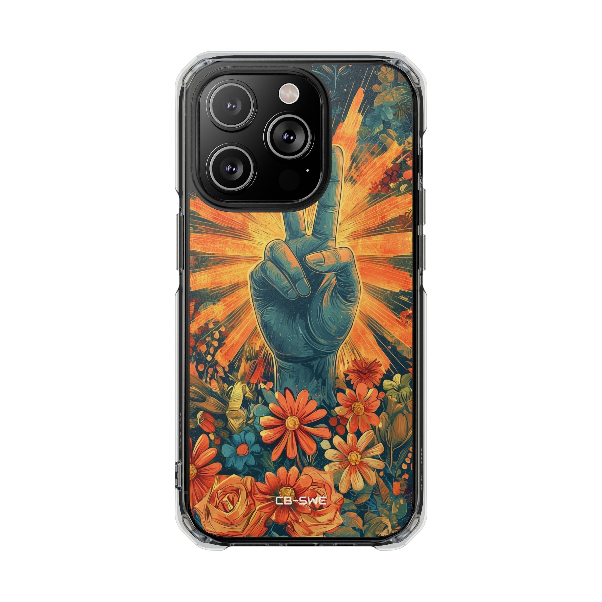 Flowers Embrace Peace iPhone Case - Impact