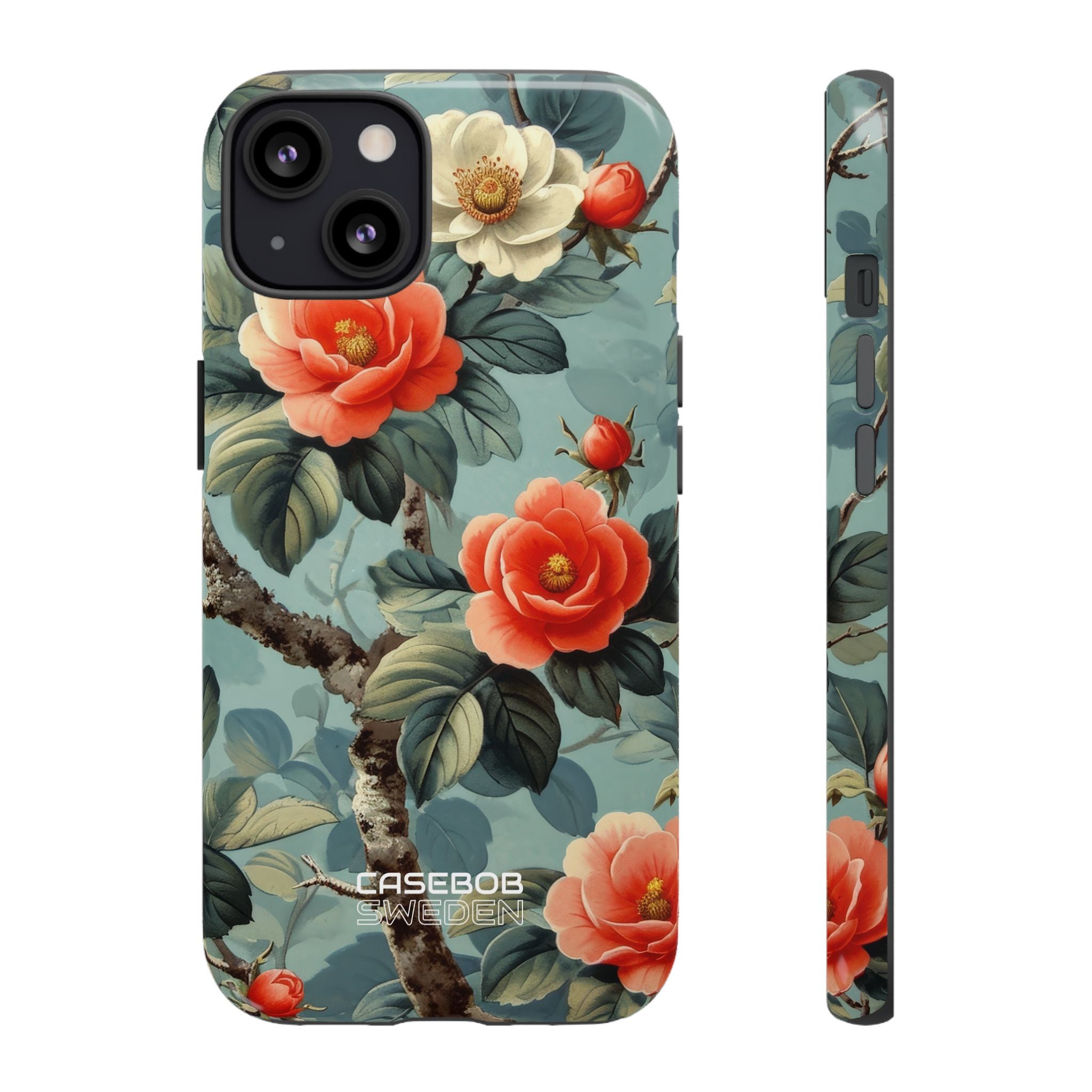 Coral Blossom Tapestry iPhone 13 - Tough