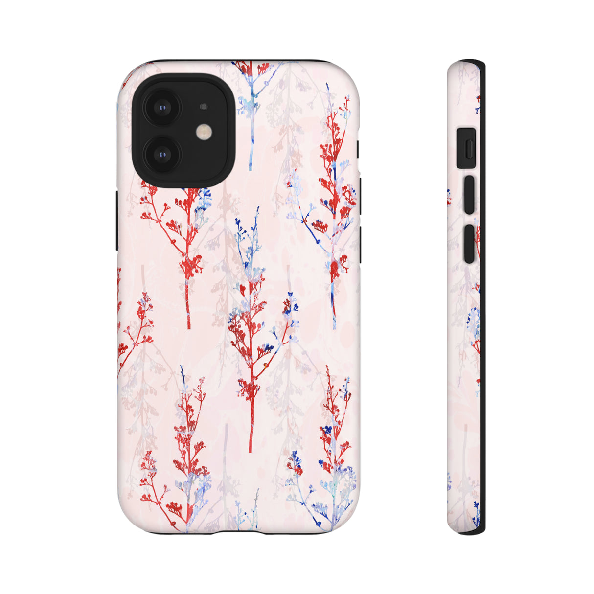 Pink Vintage Flowers - Protective Phone Case