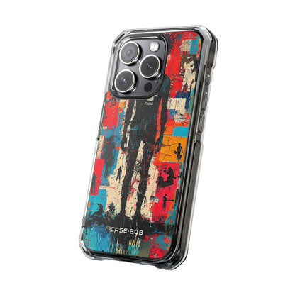 Spiky Skull Silhouette iPhone 15 Pro Case - Impact