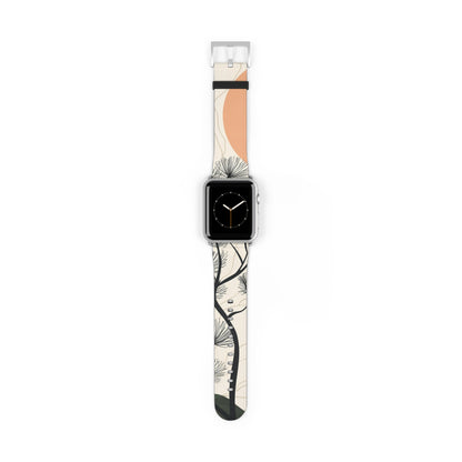 Spiky Tree Sunset - Watch Band