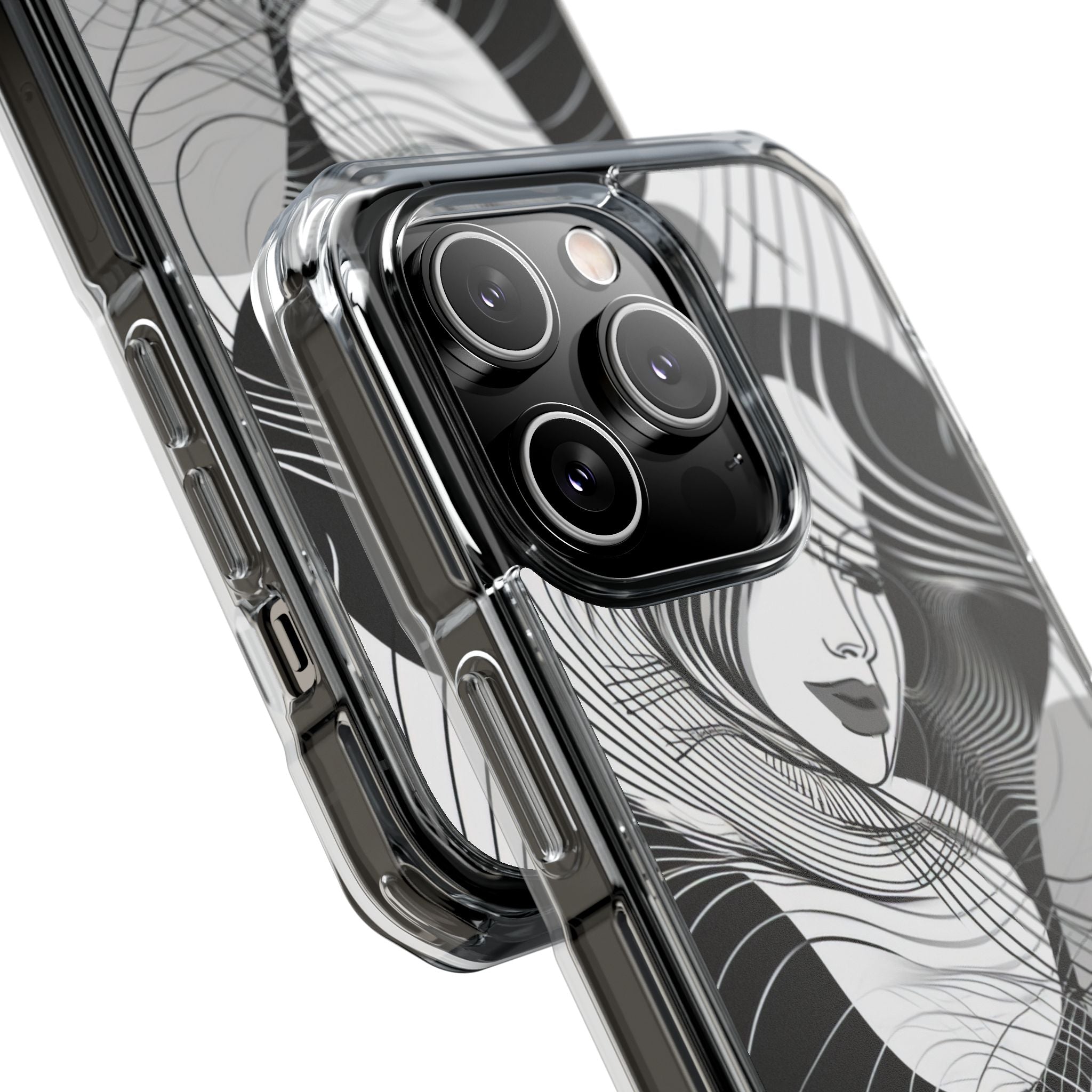 Fluid Noir Rhythm - Phone Case for iPhone