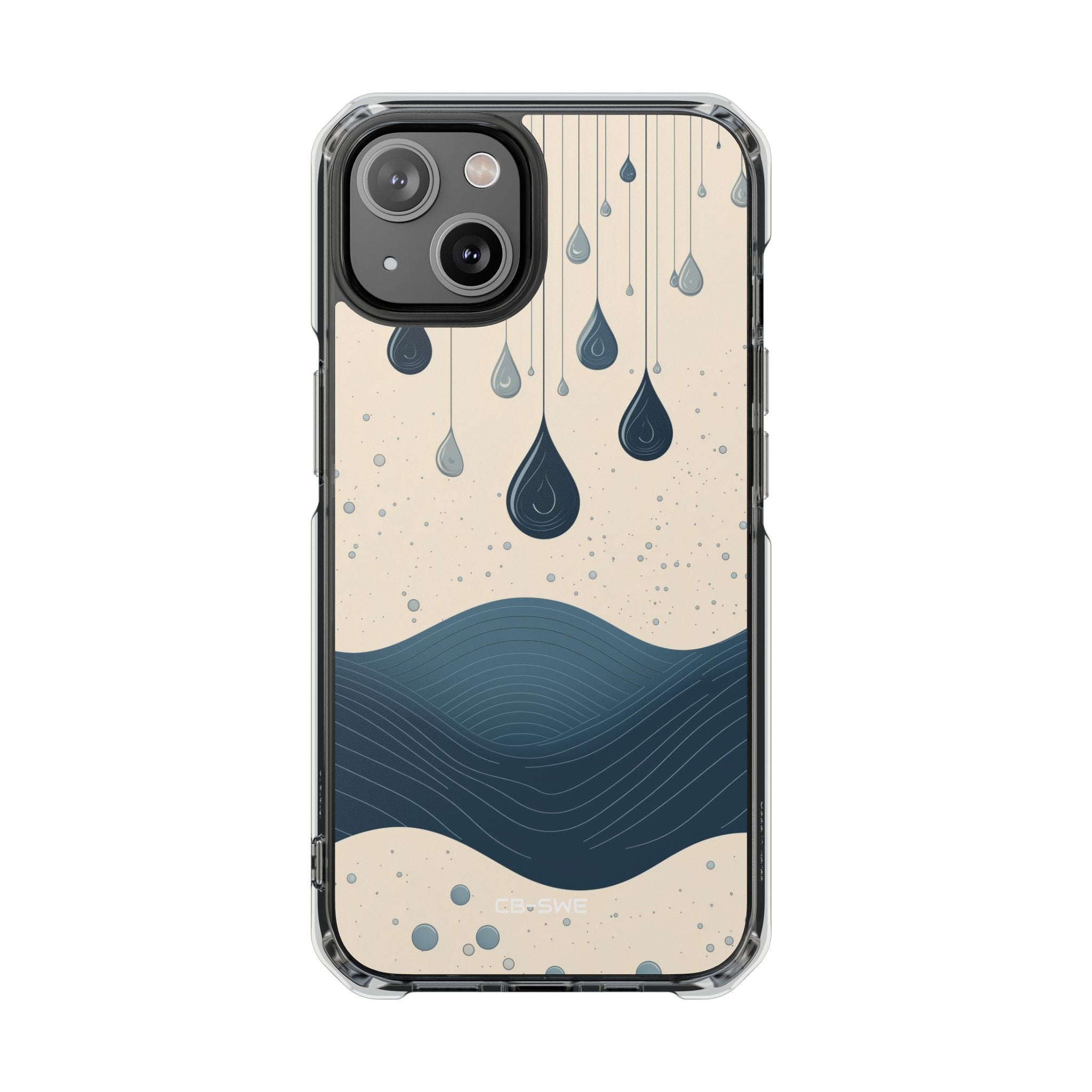 Gentle Waves Flow iPhone Case - Impact