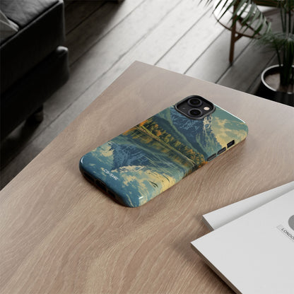 Mountain Reflects Calm - iPhone Case
