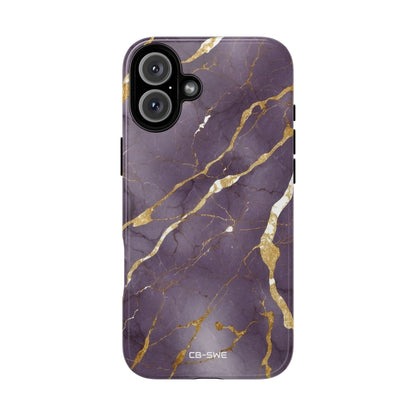Golden Veins Flowing - iPhone Case