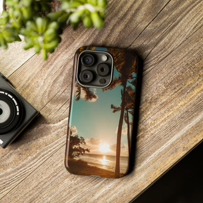 Sundown Palmtrees - Protective Phone Case