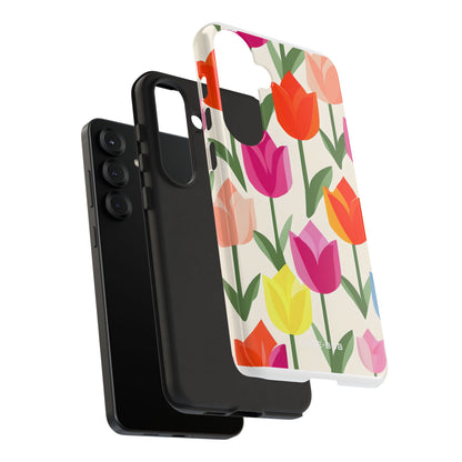 Tulip Harmony Green Samsung S25+ Case - Tough