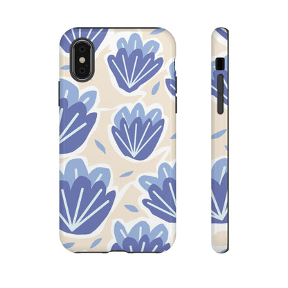 Light Blue Happy Flower - Protective Phone Case