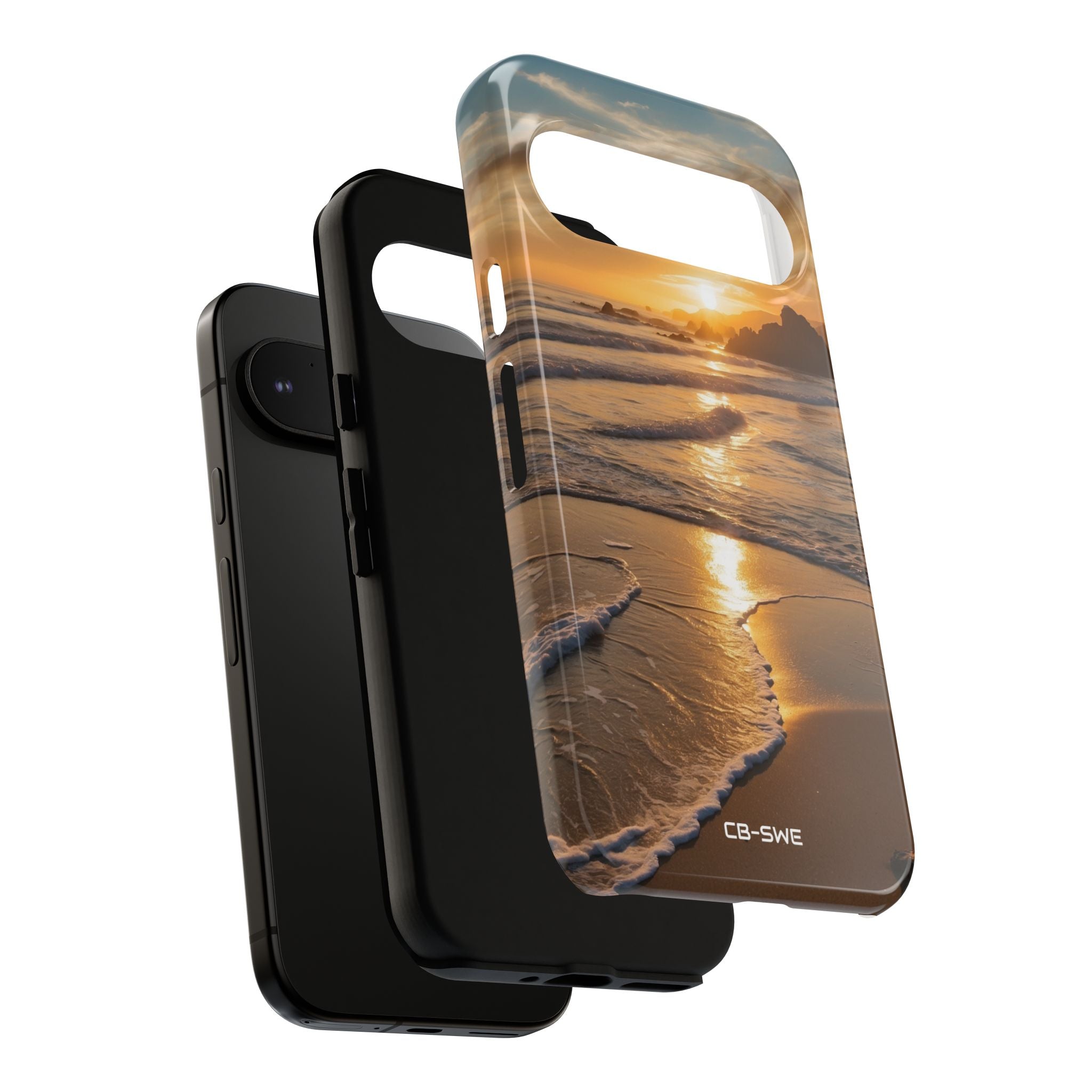 Waves Embrace Shore - Google Pixel Case