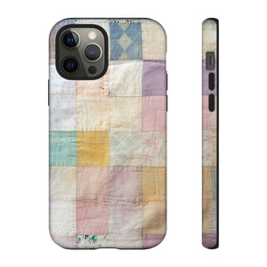 Pastel Quilt Patchwork - Protective Phone Case