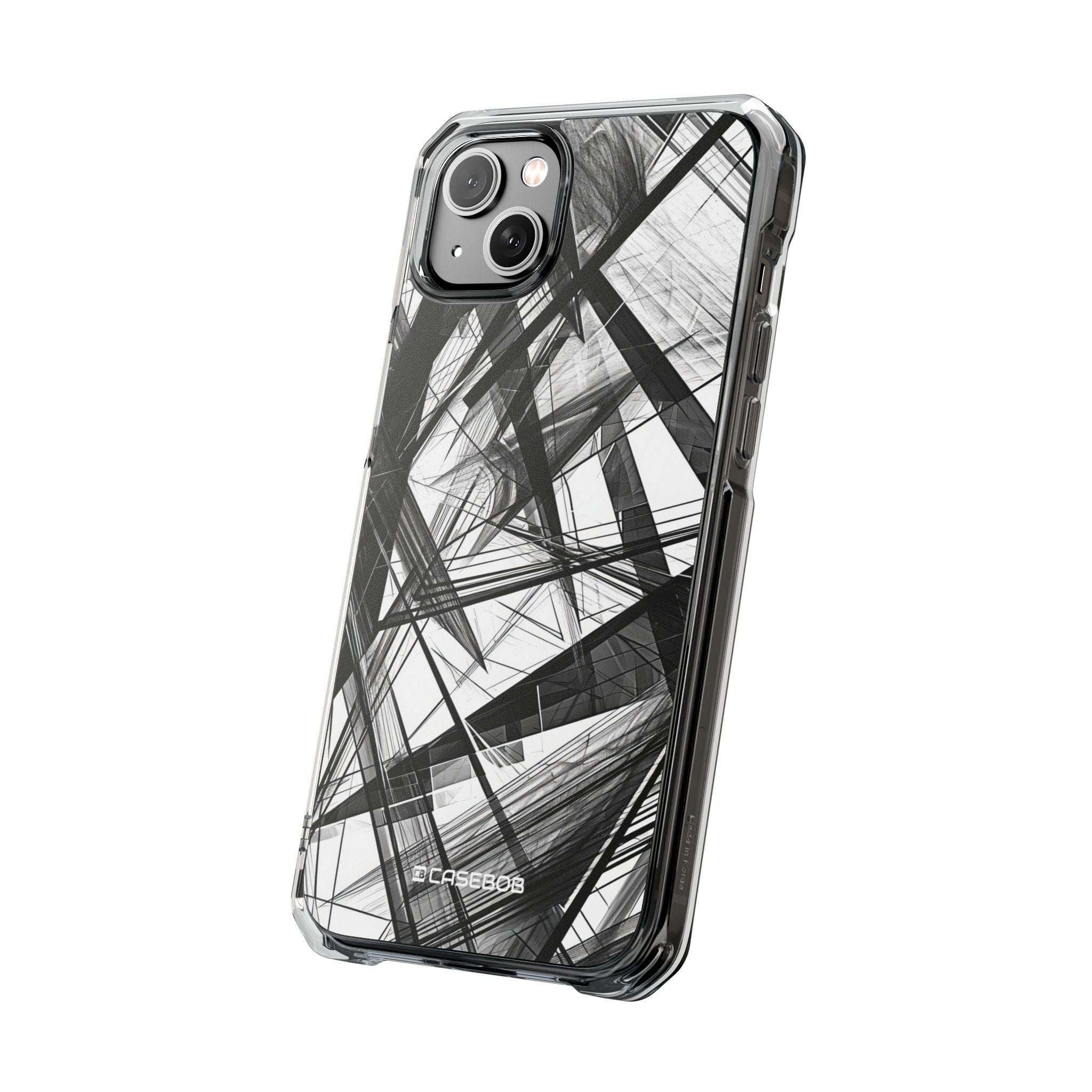 Monochrome Chaos - Phone Case for iPhone