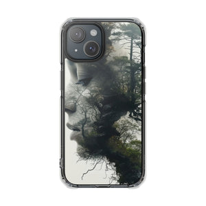 Serene Symbiosis - Phone Case for iPhone (Clear Impact - Magnetic)