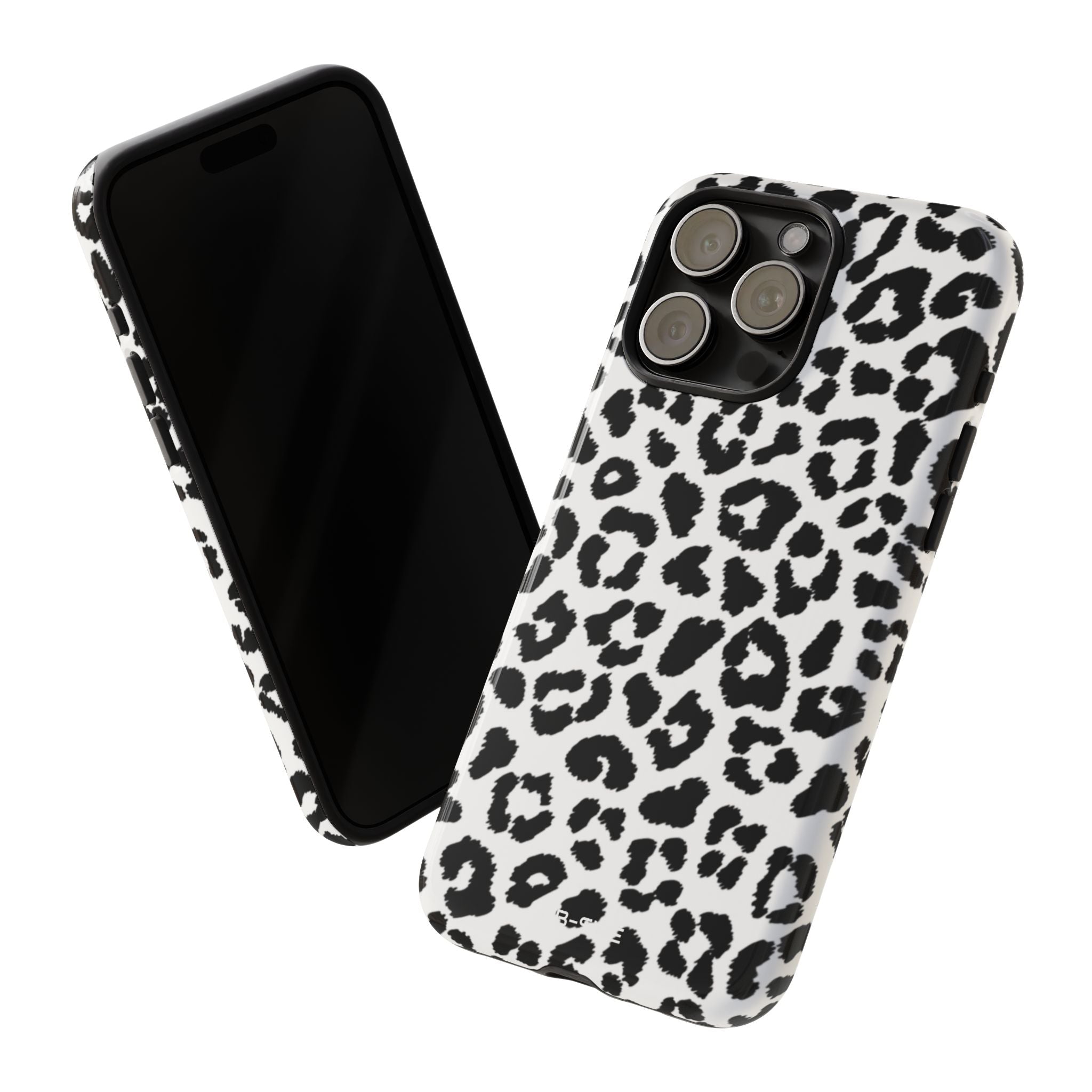 Monochrome Leopard Essence - iPhone Case
