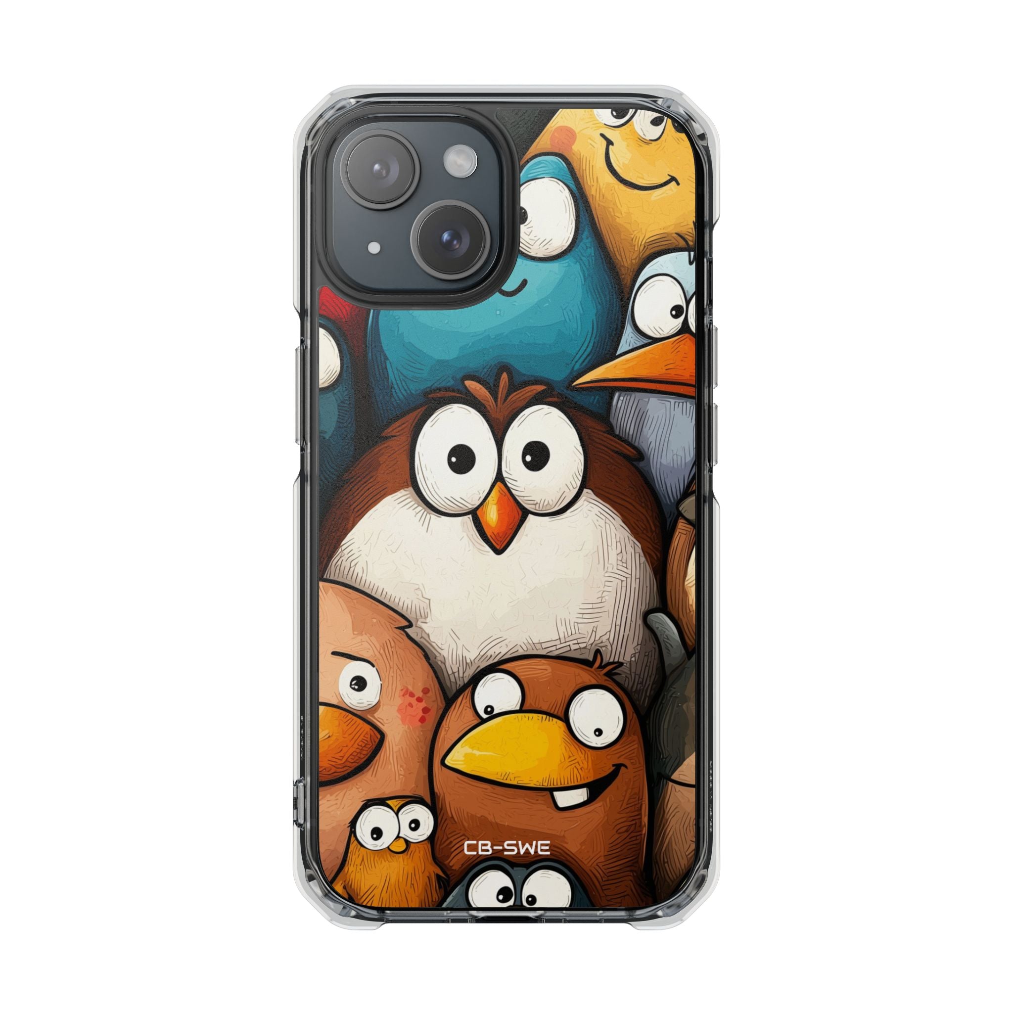 Whimsical Birds Gather iPhone Case - Impact