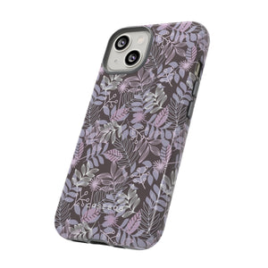 Dark Purple Leaf - Protective Phone Case