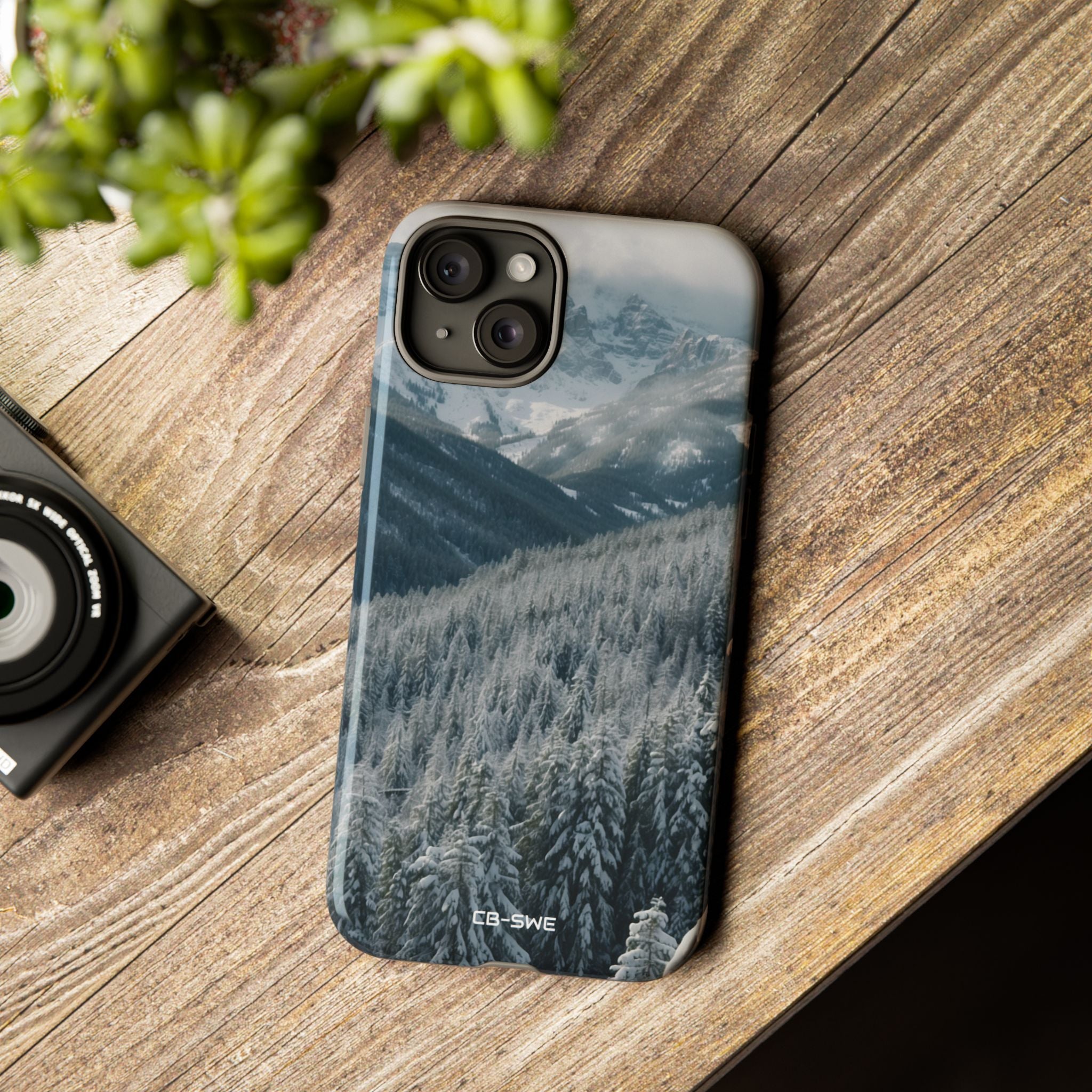 Snow Covers Peaks - iPhone Case