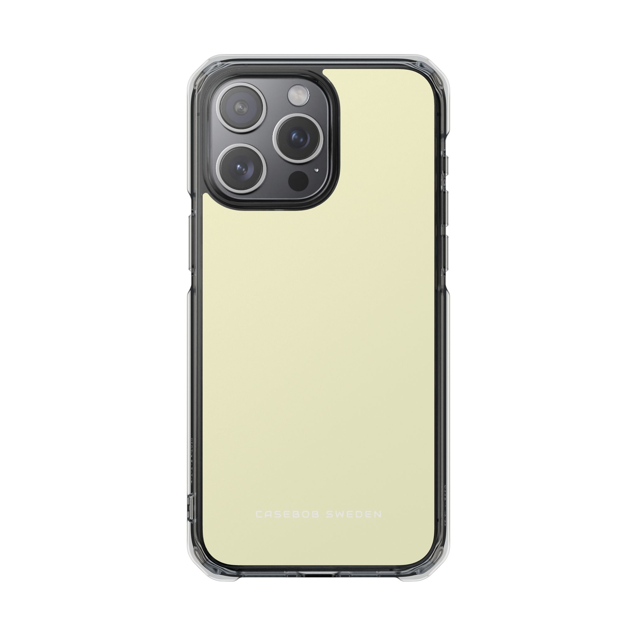 Light Golden Rod Yellow iPhone 15 - Clear Impact Phone Case