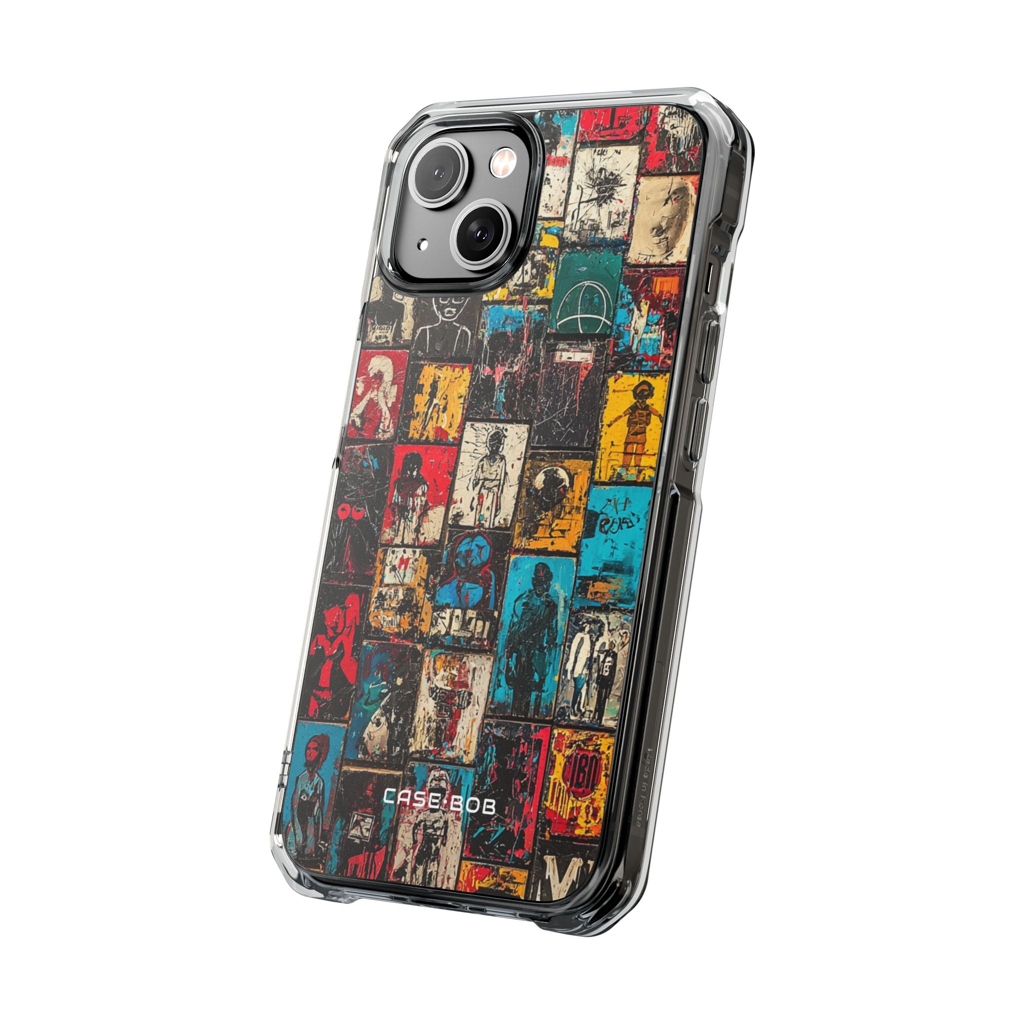 Figured Grid iPhone 14 Case - Impact