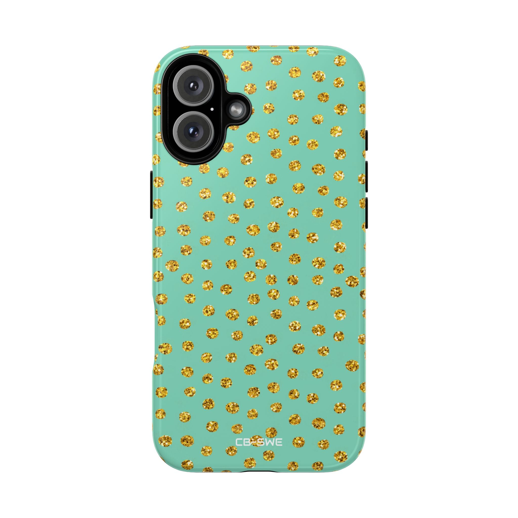 Golden Dots Dance - iPhone Case