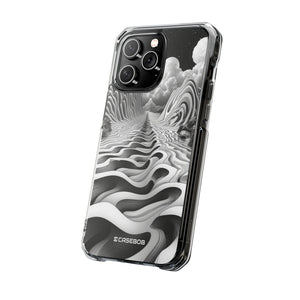 Ethereal Waves - Phone Case for iPhone (Clear Impact - Magnetic)