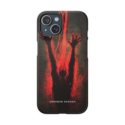 Gothic Crimson Ascension iPhone 15 - Slim Phone Case