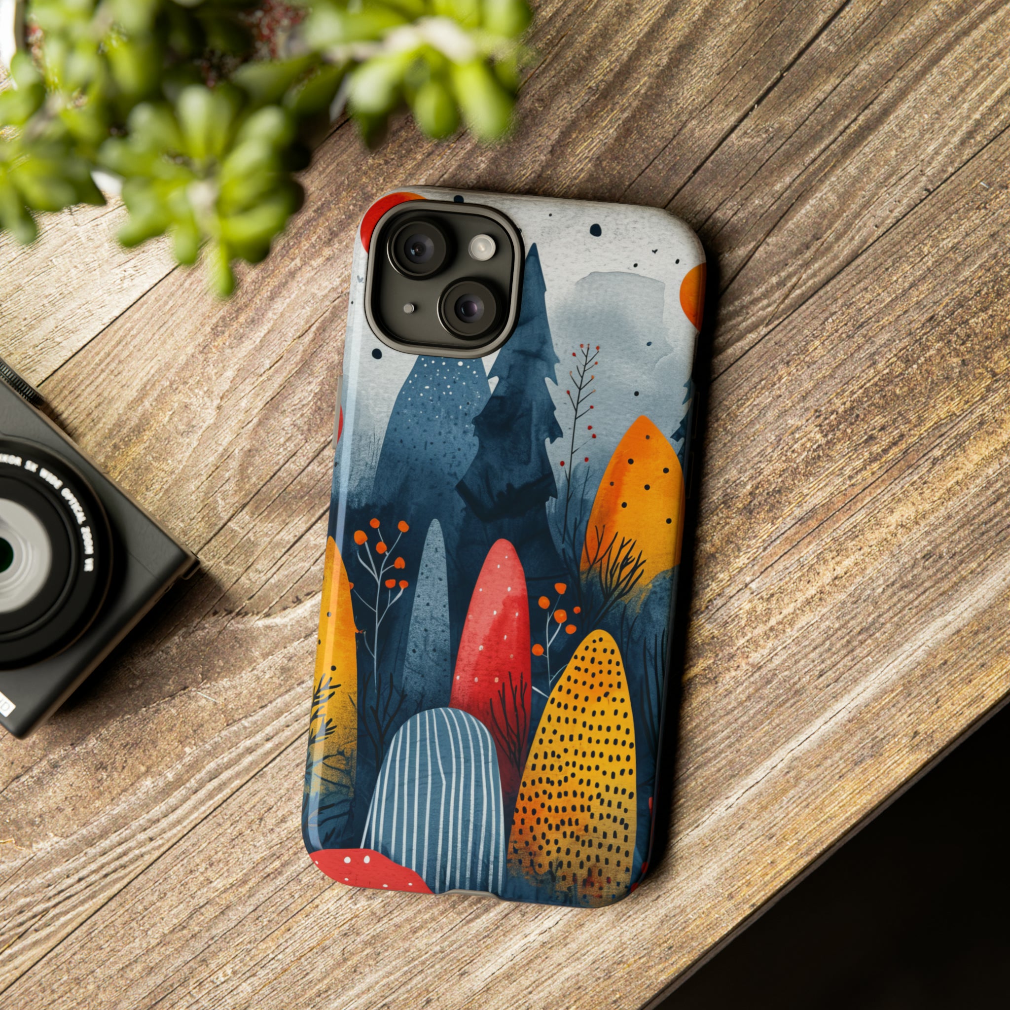 Scandinavian Forest Elegance - Protective Phone Case