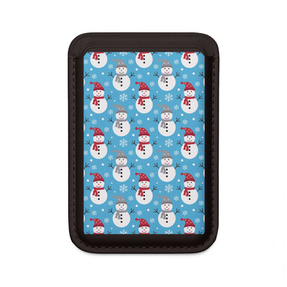 Snowman Glow -lompakko – MagSafe-valmis