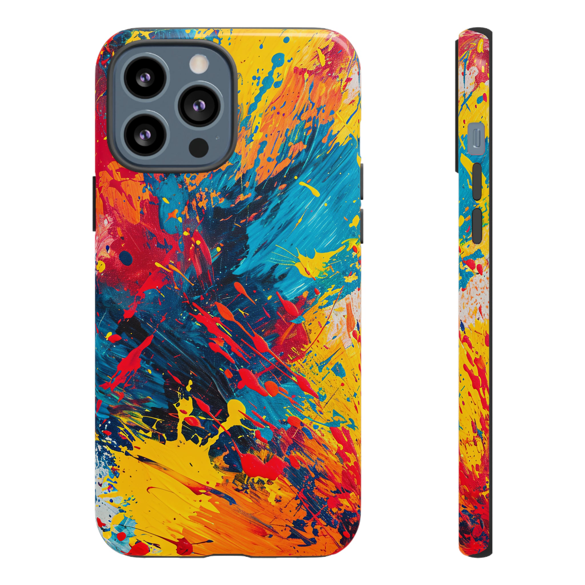 Artistic Brushstroke Bliss - Protective Phone Case