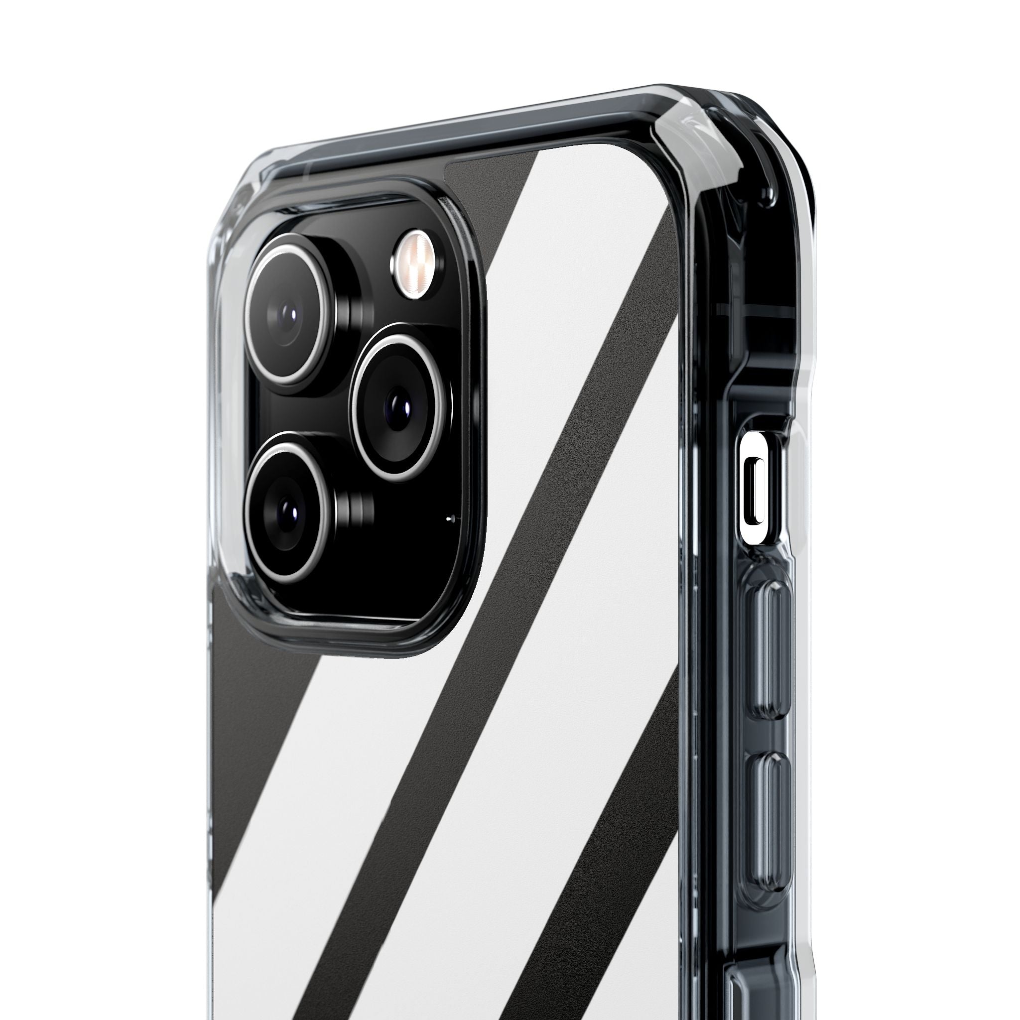 Monochrome Diagonal Symmetry iPhone Case - Impact