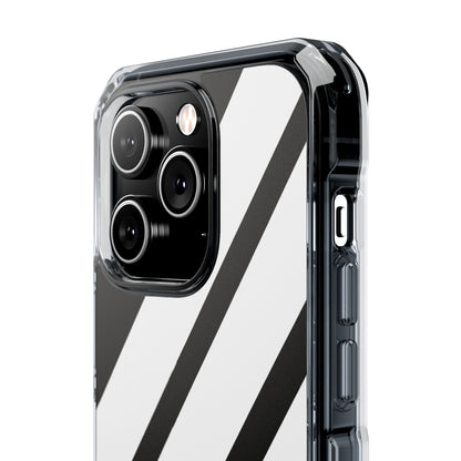 Monochrome Diagonal Symmetry iPhone Case - Impact