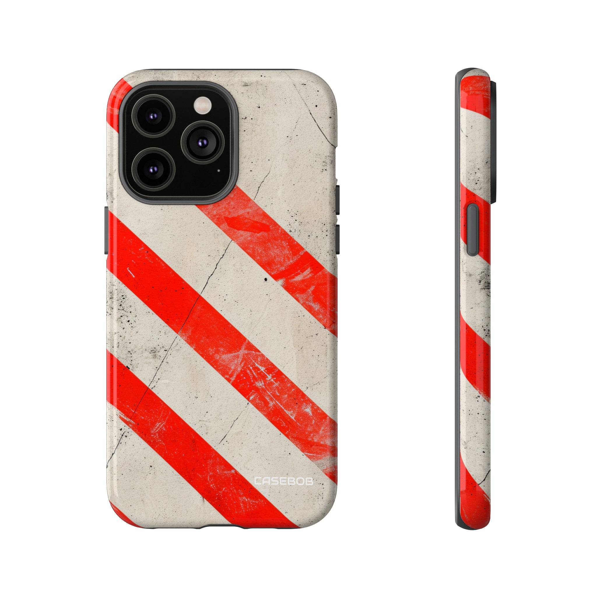 Crimson Line Minimalism - Protective Phone Case