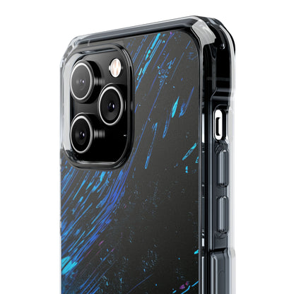 Middernachtblauwe Stromen iPhone 14 - Impact Clear+