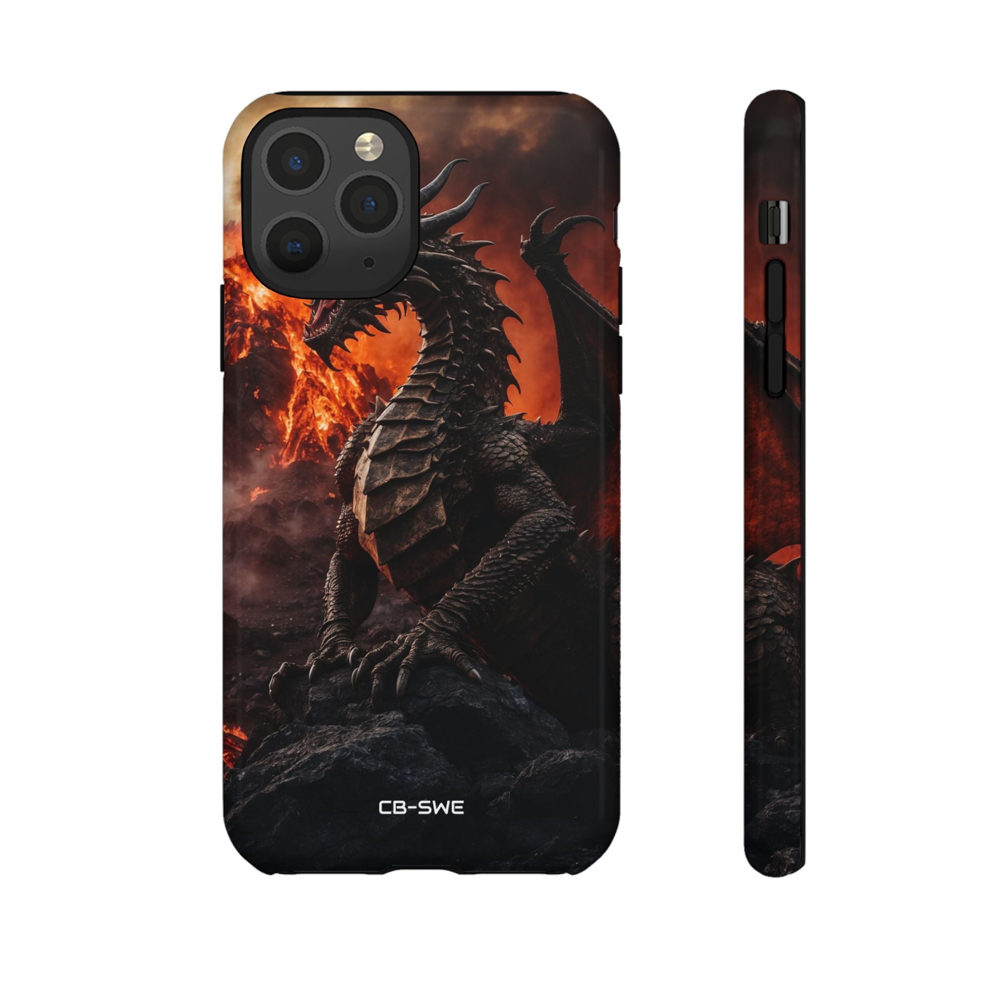 Fiery Dragon Soars - iPhone Case