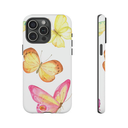 Watercolor Butterflyes - Protective Phone Case