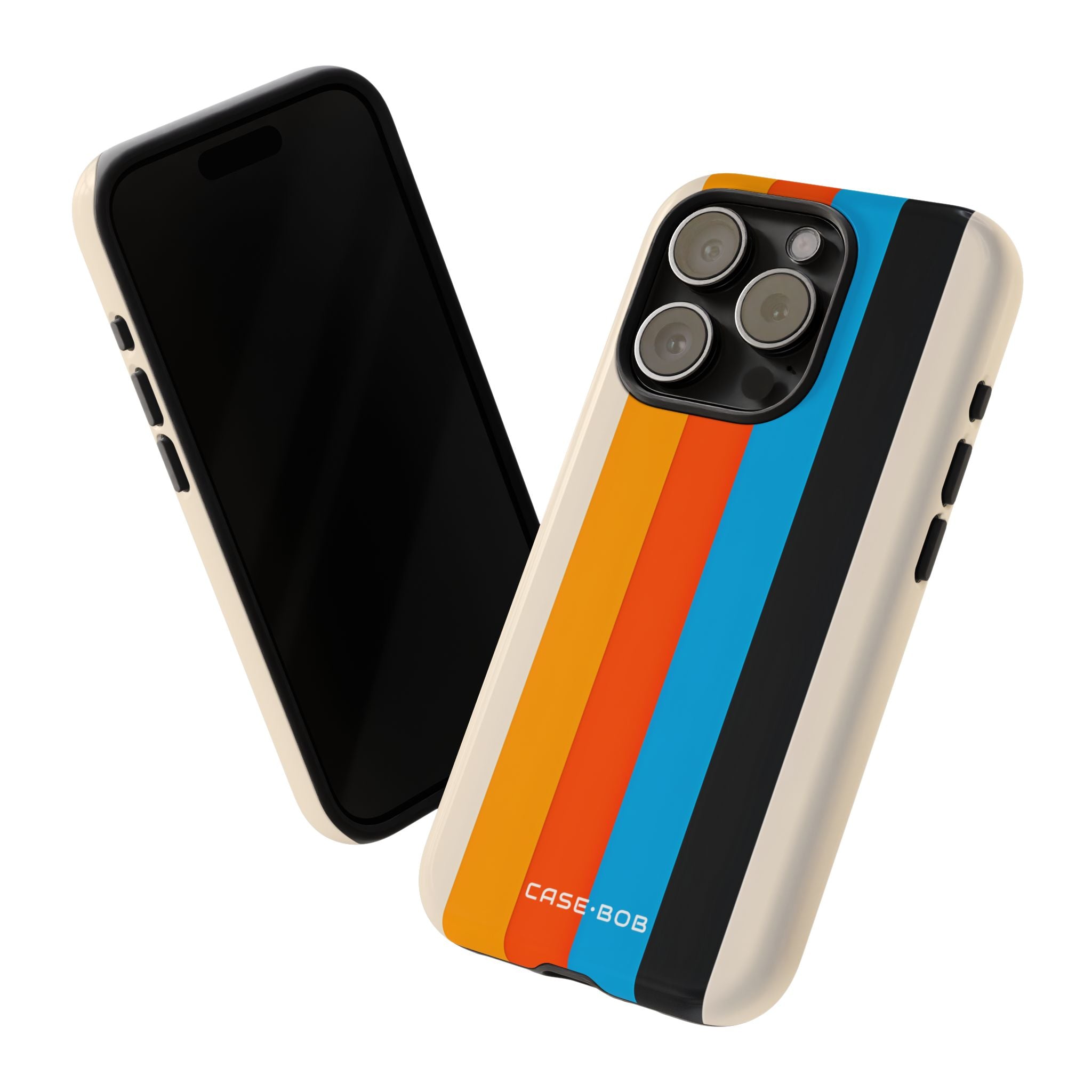 Vivid Stripe Harmony iPhone 15 Pro Case - Tough